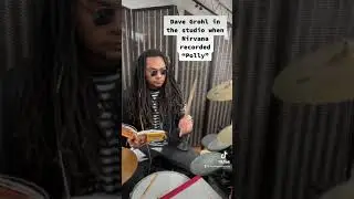 Tiktok- Dave Grohl in the studio when Nirvana recorded “Polly”