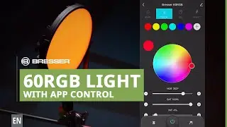 BRESSER 60RGB LED Light - App controlled 60W LED (with 20 Light Effects)