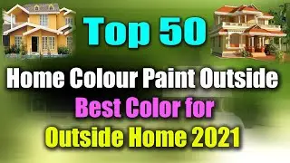 Home Colour Paint Outside || Two color combination Home Outside Paint