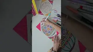 Colouring in with Silvanna!   #sewingbee #art #sewingpatterns #handmade
