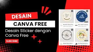 Desain Sticker dengan Canva Free
