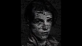 Photoshop: How to Create a Powerful, Text Portrait Poster #adobe #photoshop  #portrait