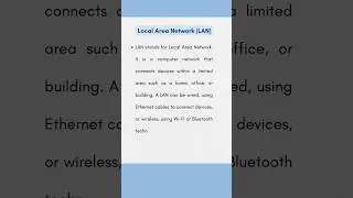 What is LAN (Local Area Network) | Computer Fundamentals |
