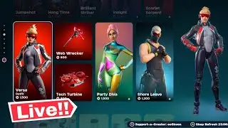 🔴 VERSA SKIN FORTNITE ITEM SHOP LIVE Today! (Fortnite Chapter 5)