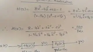Direct Form-1 &  2 Realization  Problem-2