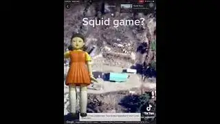 I found a squid game on Google Earth map #squidgame #map #scary