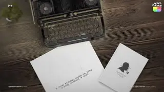 Apple Motion Template: Typewriter Opener