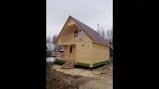2 в 1: Дом и Баня, сдача объекта заказчику - Afixstroy