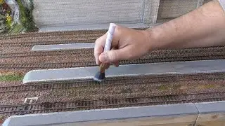 How I Done to LAY OUT the MASSICCIATA in the Railway Layout