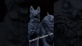 🦉🐶Baldur's Gate 3| Do you like the Scratch and Owlbear Cub？