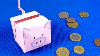 Origami Money Bank || Cute Money Bank From Paper || how to make money saving box || Paper money bank