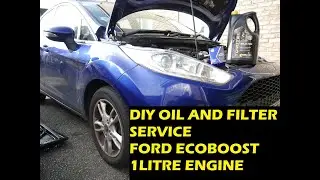 How to change the oil and filter on a Ford Fiesta Ecoboost