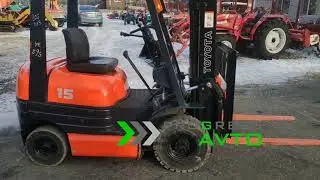 Бензиновый вилочный погрузчик 1.5 тонны