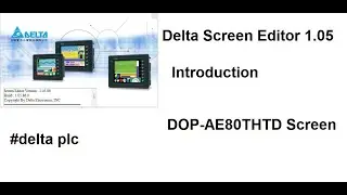 DOP-AE80THTD  ,DELTA SCREEN EDITOR INTRODUCTION  , DOP-A SERIES