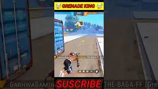 FREE FIRE 🔥 GRENADE KING 👑💖 1 VS 2 CLUTCH WITH GRENADE 🤯🎯 #shorts #wljacky