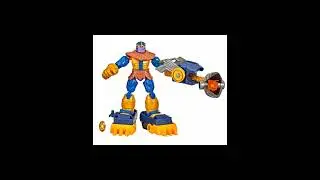 Avengers Bend and Flex Mission Fire Mission Thanos Action Figure