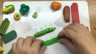 Горох из классического пластилина
