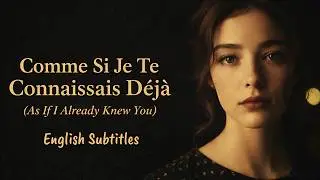 Comme Si Je Te Connaissais Déjà 💫 Romantic French Song With English Subtitles 💫 1960s Paris Love