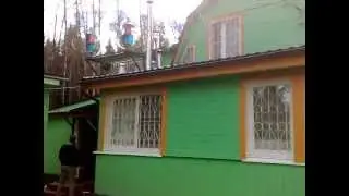 Ветрогенератор вертикальный Маглев в действии