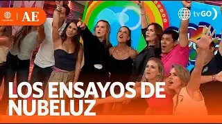 Así se ven los ensayos de la despedida de Nubeluz | América Espectáculos (HOY)