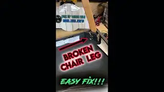 Chair Leg Repair | EASY FIX !!! HOW TO #shorts