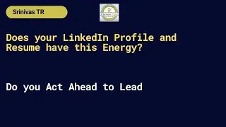 Does your Resume and LinkedIn Profile have this Energy?