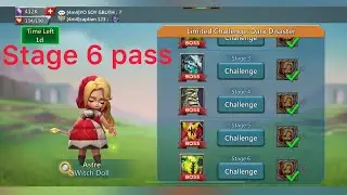 Lords mobile witch limited challenge stage 6 fully auto dark disaster