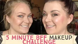 BFF 5 MINUTE MAKEUP CHALLENGE!