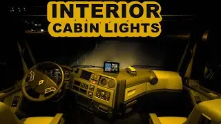 ETS 2 Mod | Interior Cabin Lights 3.0 [ETS2 v1.40]