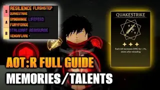 AOT Revolution Memories Full Guide (Tier List) | Attack On Titan Revolution Roblox
