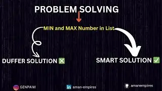 Find the MIN and Max Number in List | Python Tutorial 