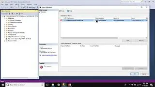 SQL Server   Error Attaching a Database   At Least One File Is Needed   RESOLVED