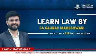 FREE SBEC (PART-B) FULL REVISION LECTURE FOR CS EXECUTIVE BY CS GAURAV MAHESHWARI