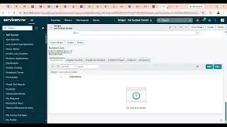 ServiceNow Service Portal Widget