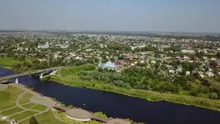 Кобрин. Вид с высоты.