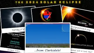The Total Solar Eclipse of April 8, 2024 from Clarksdale, MS