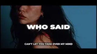 MØ - Who Said (Lyrics)