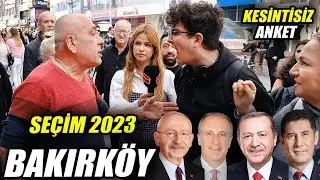 BAKIRKÖY | UNINTERRUPTED Presidential Election Survey with Counters / Street Interviews | Electio...