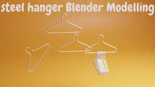 blender beginners tutorial | hanger modelling in blender using mesh to curve convert tool in blender