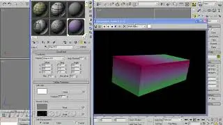 3dsmax.  Урок 391. Процедурная карта GRADIENT