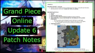 [GPO] Update 6 Patch Notes + New Information | Grand Piece Online