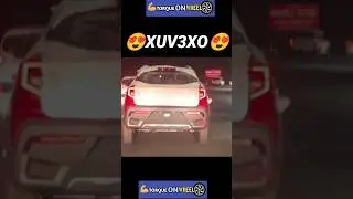 XUV3XO ROAD PRESENCE #shorts MAHINDRA XUV3XO FIRST LOOK : XUV3XO AT DEALERSHIP@torqueonwheel8330
