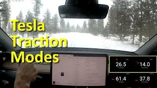 Tesla's various traction modes explored and examined!
