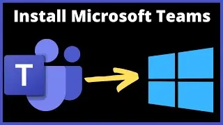 How to Download and Install Microsoft Teams for Windows 10 - Install Microsoft Teams (2022)