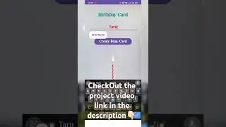 Make a Simple Birthday Card App in Android using Kotlin 