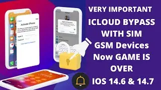 VERY IMPORTANT Iphone icloud Bypass GSM Devices After Update 14.6 | GSM Icloud Bypass Now Game OVER