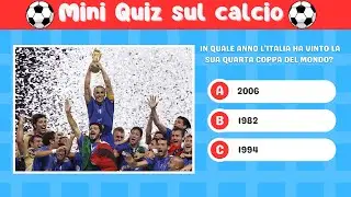 Mini Quiz sul calcio!:Quanto sei esperto di calcio?