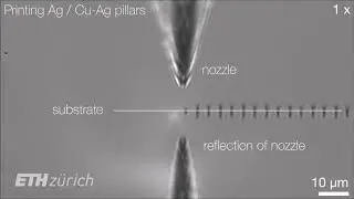 Multi-metal electrohydrodynamic redox 3D printing at the submicron scale