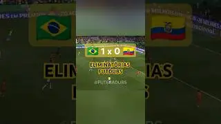 Brasil 1 x 0 Equador - Eliminatórias #seleçãobrasileira #humor #futebol