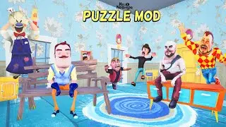BEYİN YAKAN PUZZLE EVİ 😱 Hello Neighbor  Bulmaca Mod